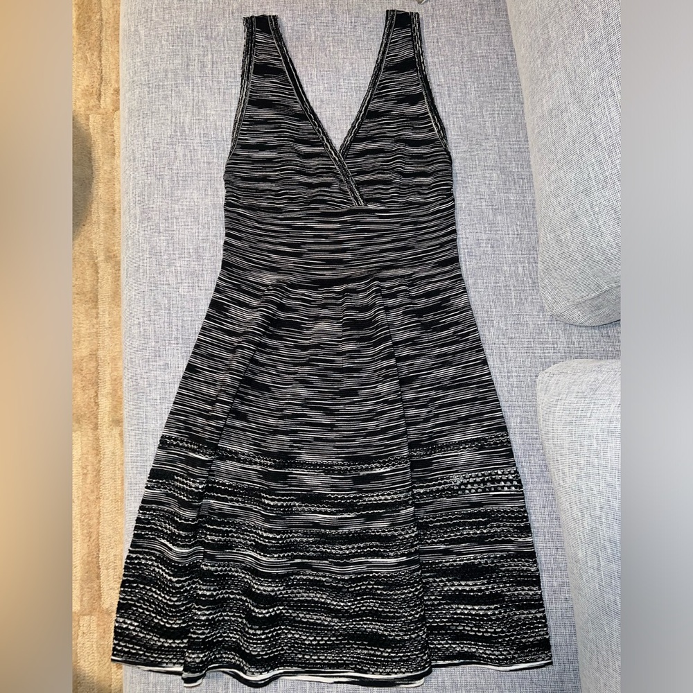Missoni Black/White Knit Dress Size 40